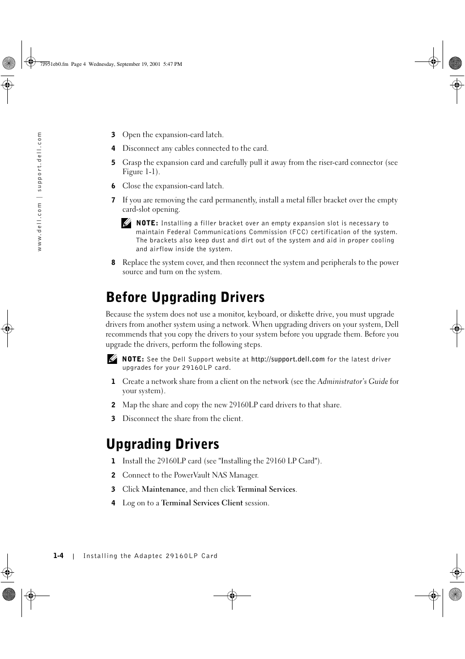 Dell PowerVault 715N (Rackmount NAS Appliance) User Manual | Page 6 / 42