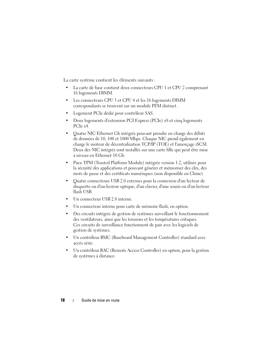 Dell PowerEdge R905 User Manual | Page 20 / 58