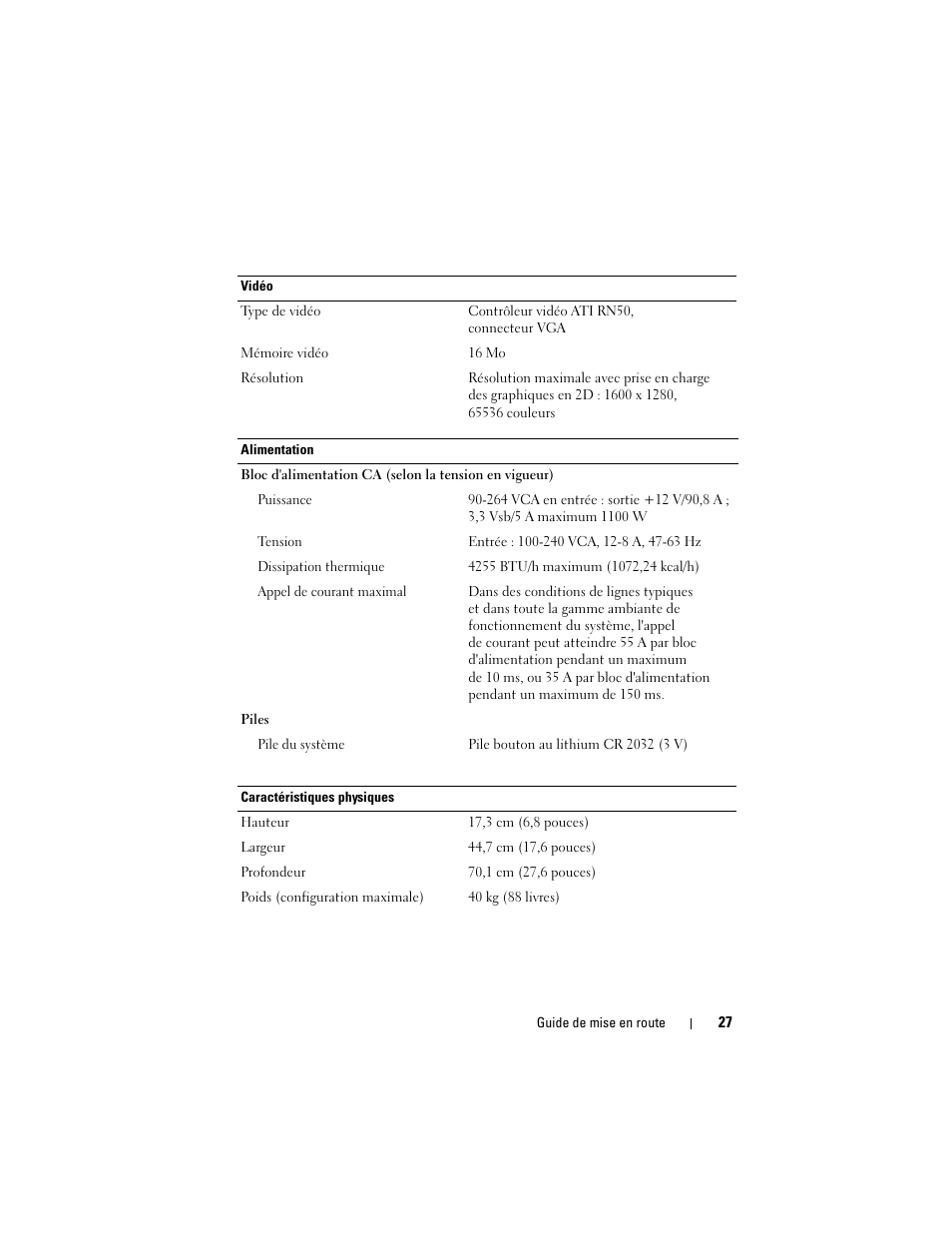 Dell PowerEdge R905 User Manual | Page 29 / 58