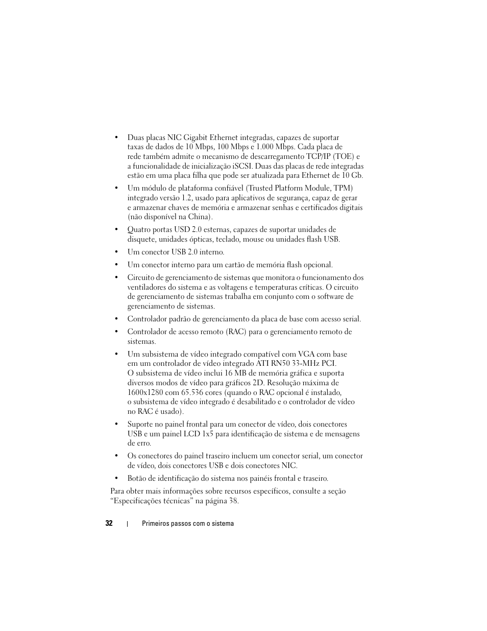 Dell PowerEdge R905 User Manual | Page 34 / 58