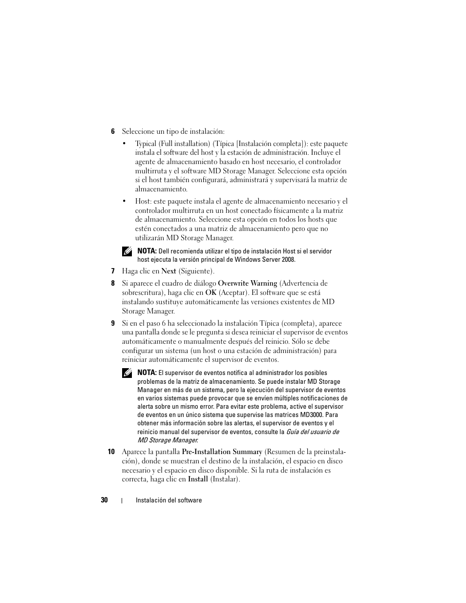 Dell PowerVault MD3000 User Manual | Page 30 / 54