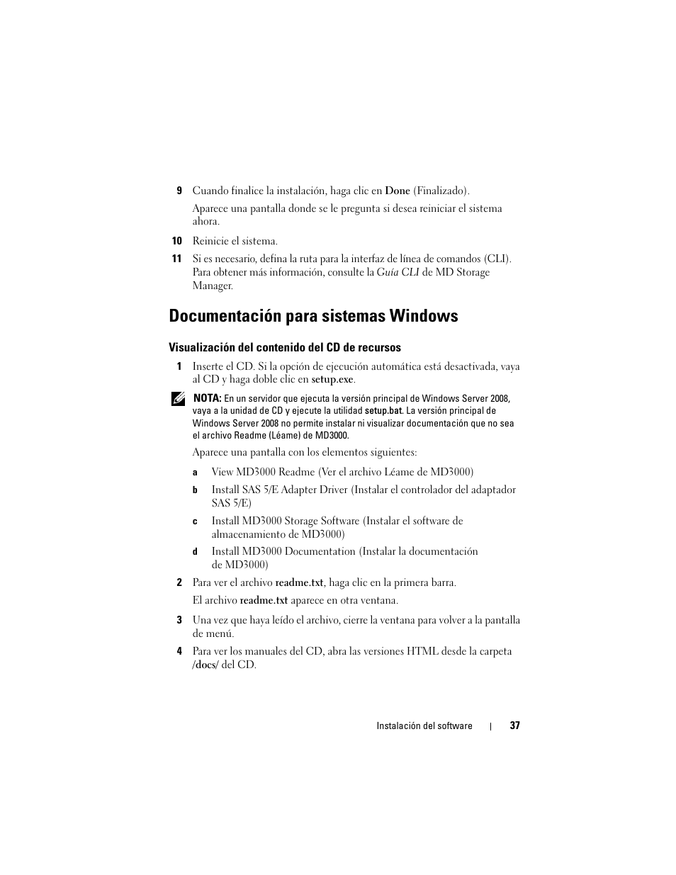 Dell PowerVault MD3000 User Manual | Page 37 / 54