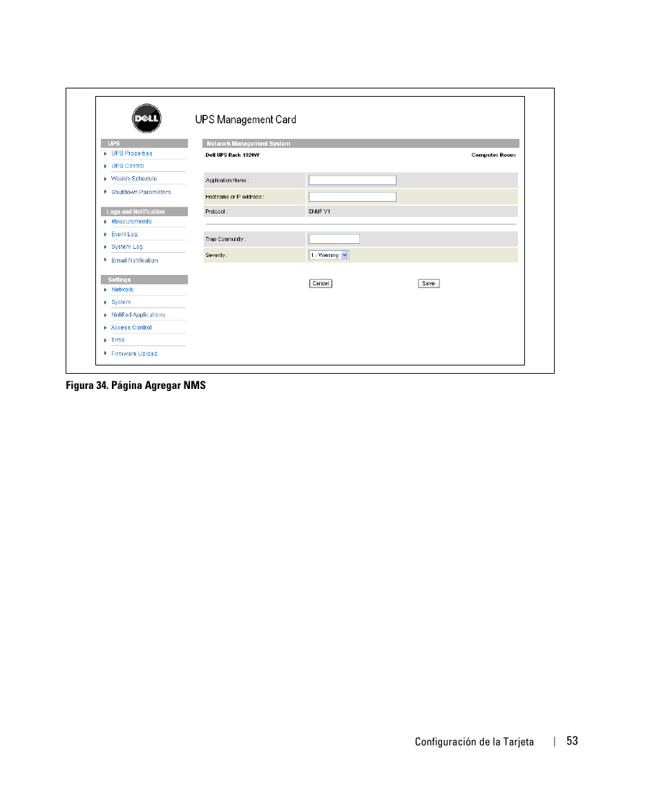 Dell UPS 3750R User Manual | Page 53 / 87