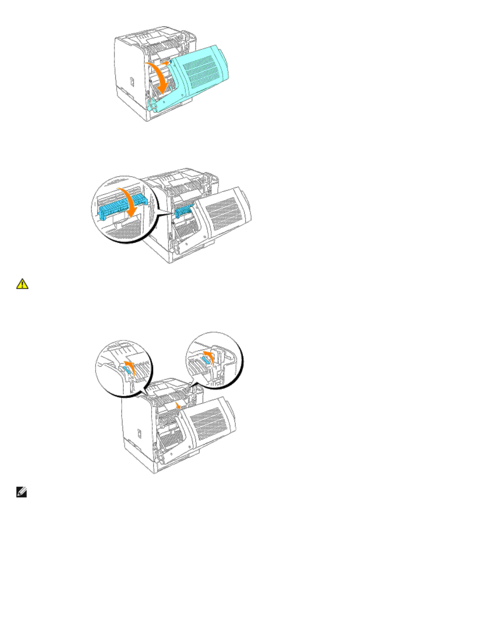 Si no utiliza el módulo dúplex opcional | Dell 3000cn Color Laser Printer User Manual | Page 123 / 187