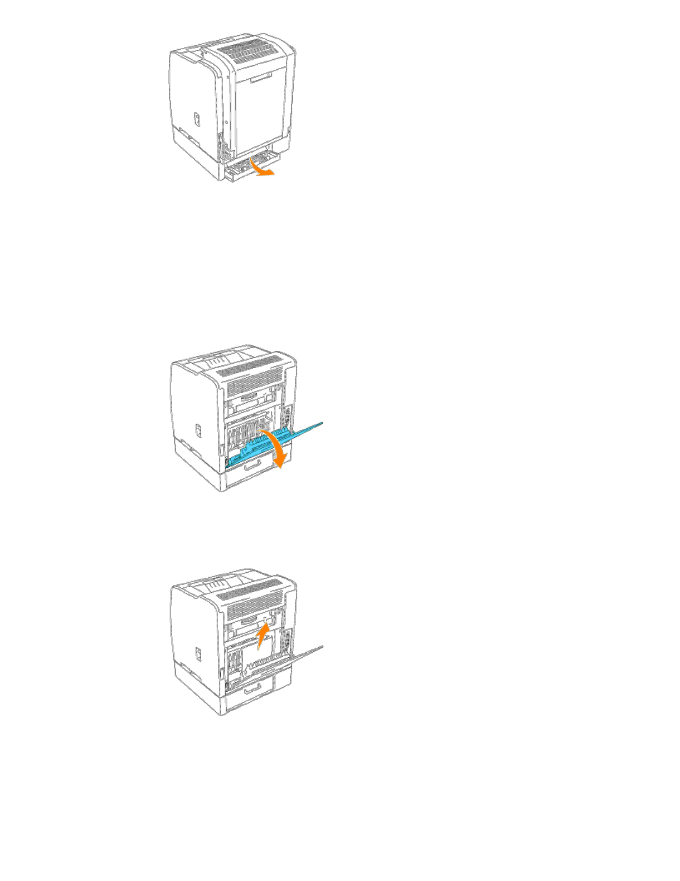 Si no utiliza el módulo dúplex opcional | Dell 3000cn Color Laser Printer User Manual | Page 128 / 187