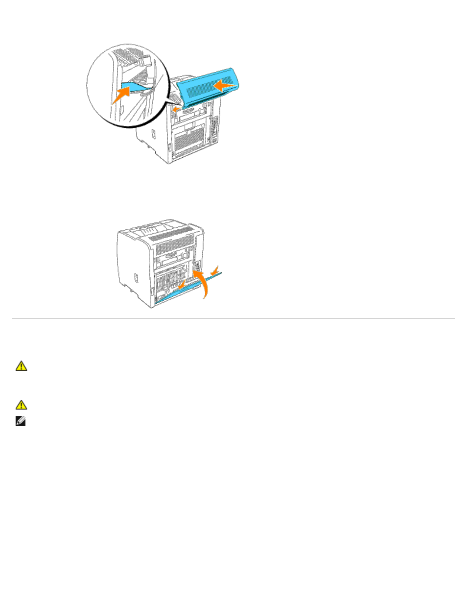 Extracción de los módulos de bandeja opcionales | Dell 3000cn Color Laser Printer User Manual | Page 175 / 187