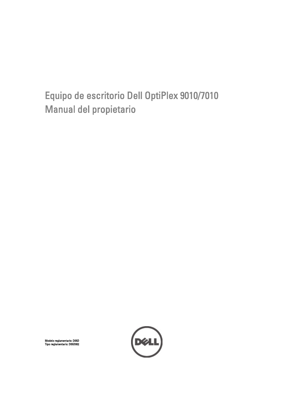 Dell OptiPlex 7010 (Mid 2012) User Manual | 69 pages