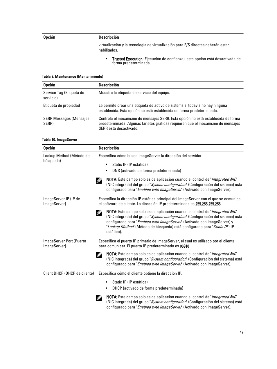 Dell OptiPlex 7010 (Mid 2012) User Manual | Page 47 / 69