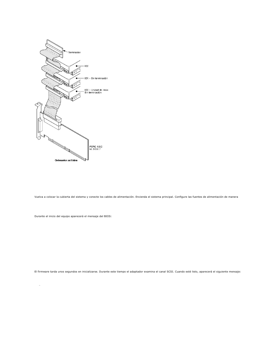 Paso 8 iniciar el sistema | Dell PERC 4E/DC User Manual | Page 33 / 112