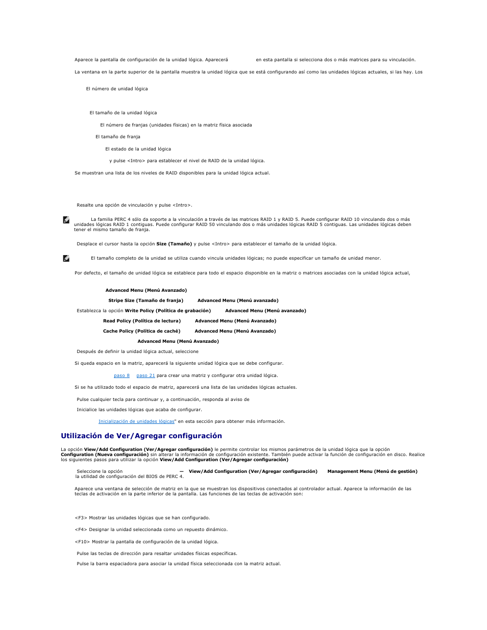 Utilización de ver/agregar configuración | Dell PERC 4E/DC User Manual | Page 8 / 112