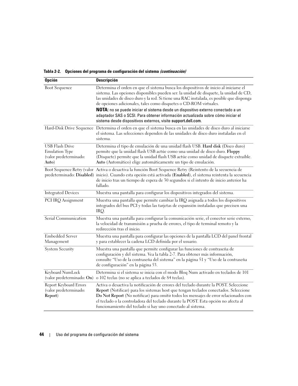 Dell PowerEdge 2970 User Manual | Page 44 / 206