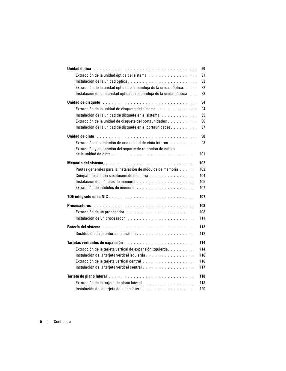 Dell PowerEdge 2970 User Manual | Page 6 / 206