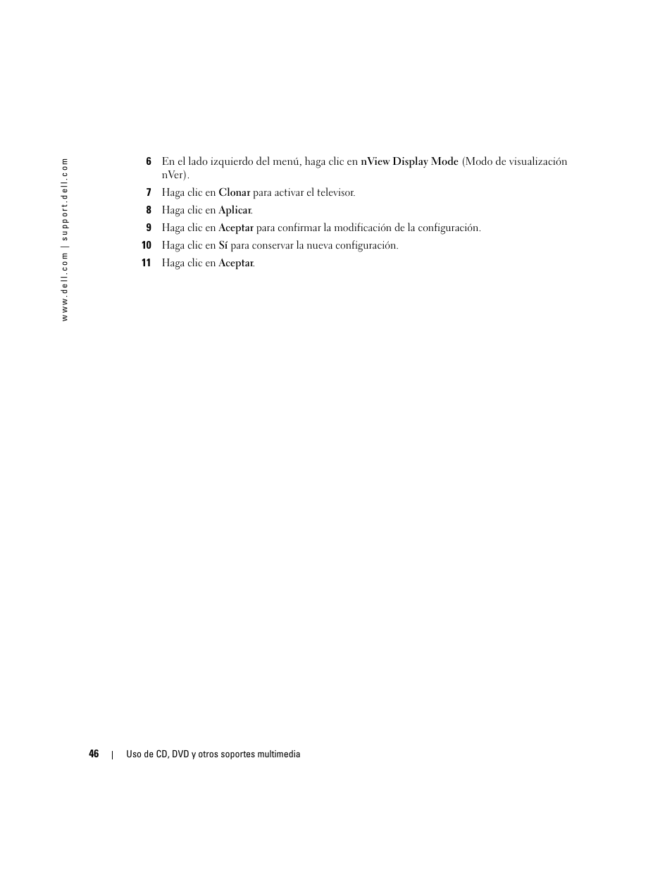 Dell XPS M170 (MXG051, Late 2005) User Manual | Page 46 / 134