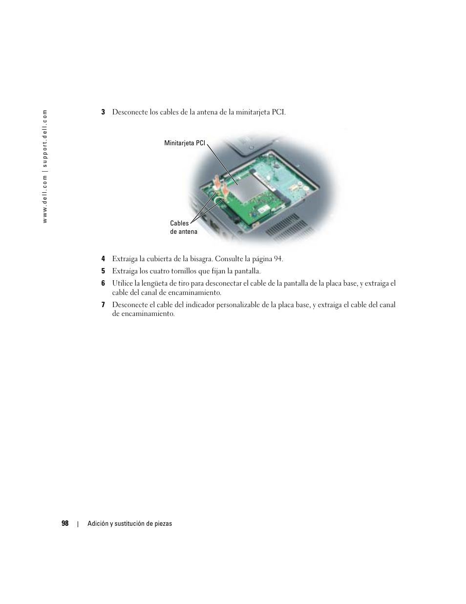 Dell XPS M170 (MXG051, Late 2005) User Manual | Page 98 / 134