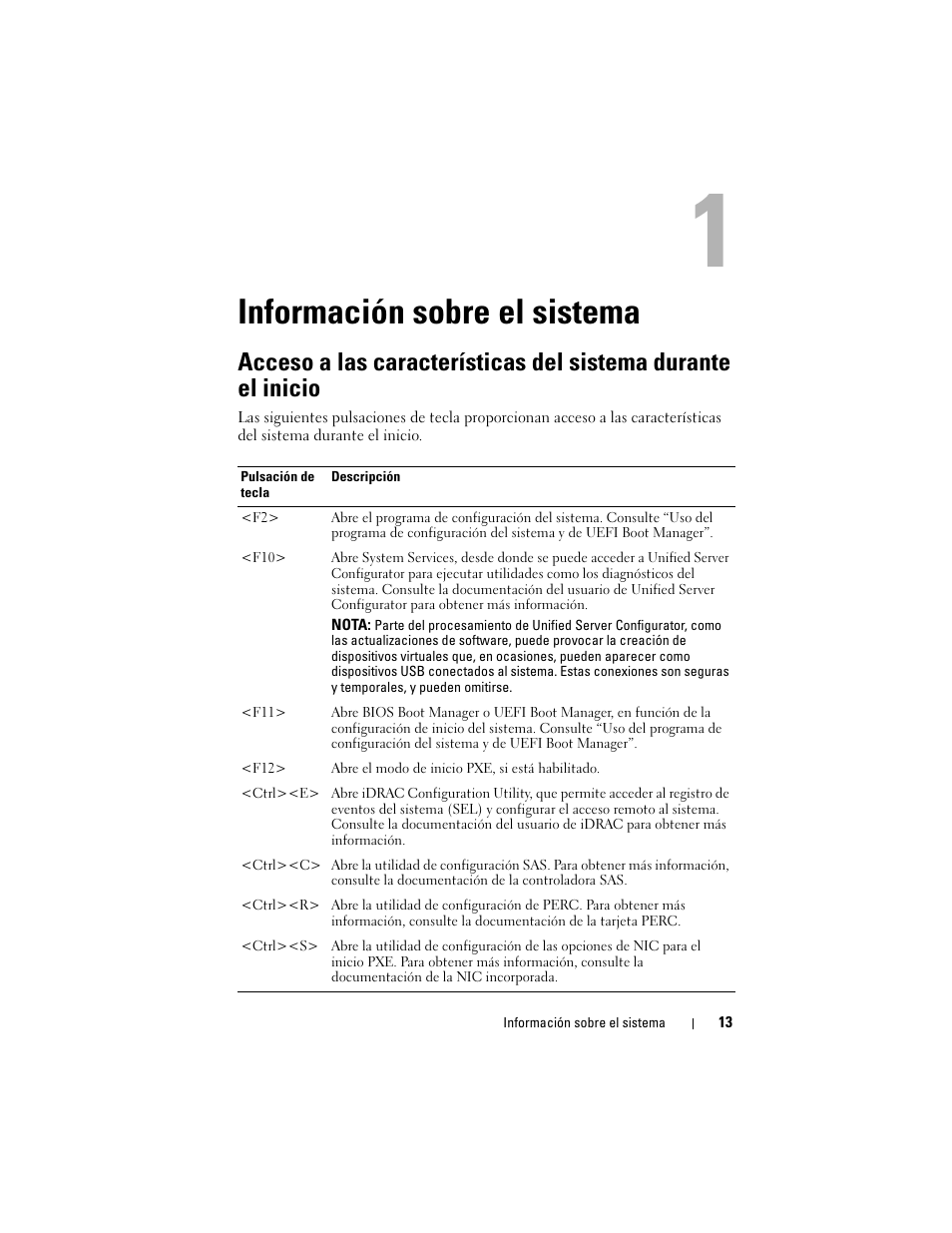 Información sobre el sistema | Dell PowerVault NX3000 User Manual | Page 13 / 216