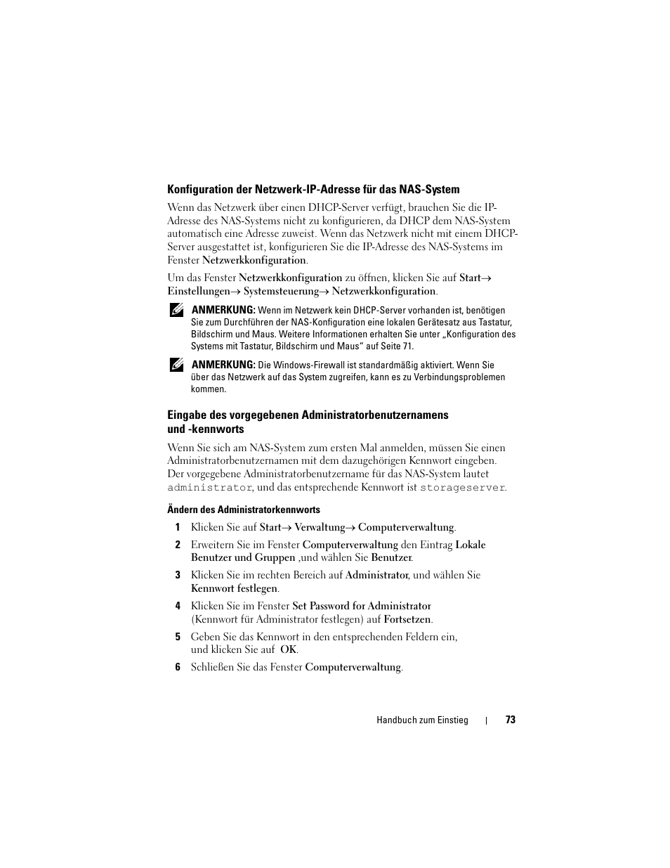 Dell PowerVault NF600 User Manual | Page 75 / 134