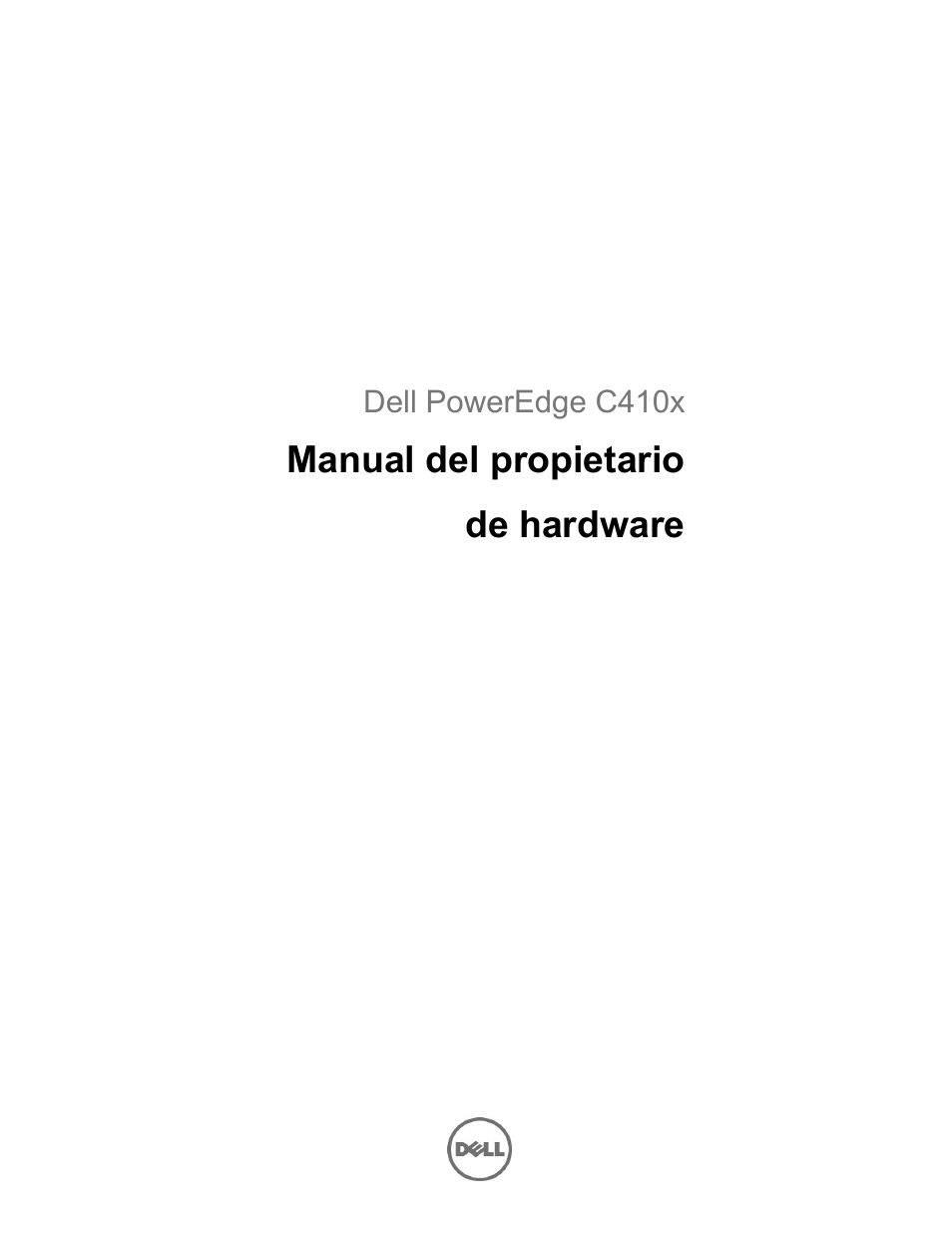 Dell PowerEdge C410x User Manual | 105 pages