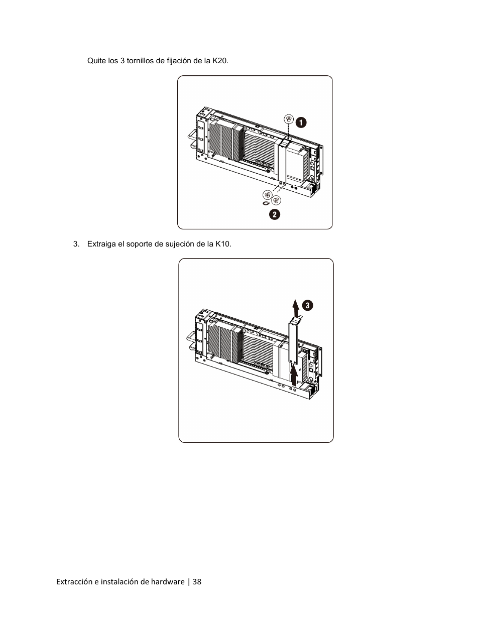 Extracción e instalación de hardware | 38 | Dell PowerEdge C410x User Manual | Page 38 / 105