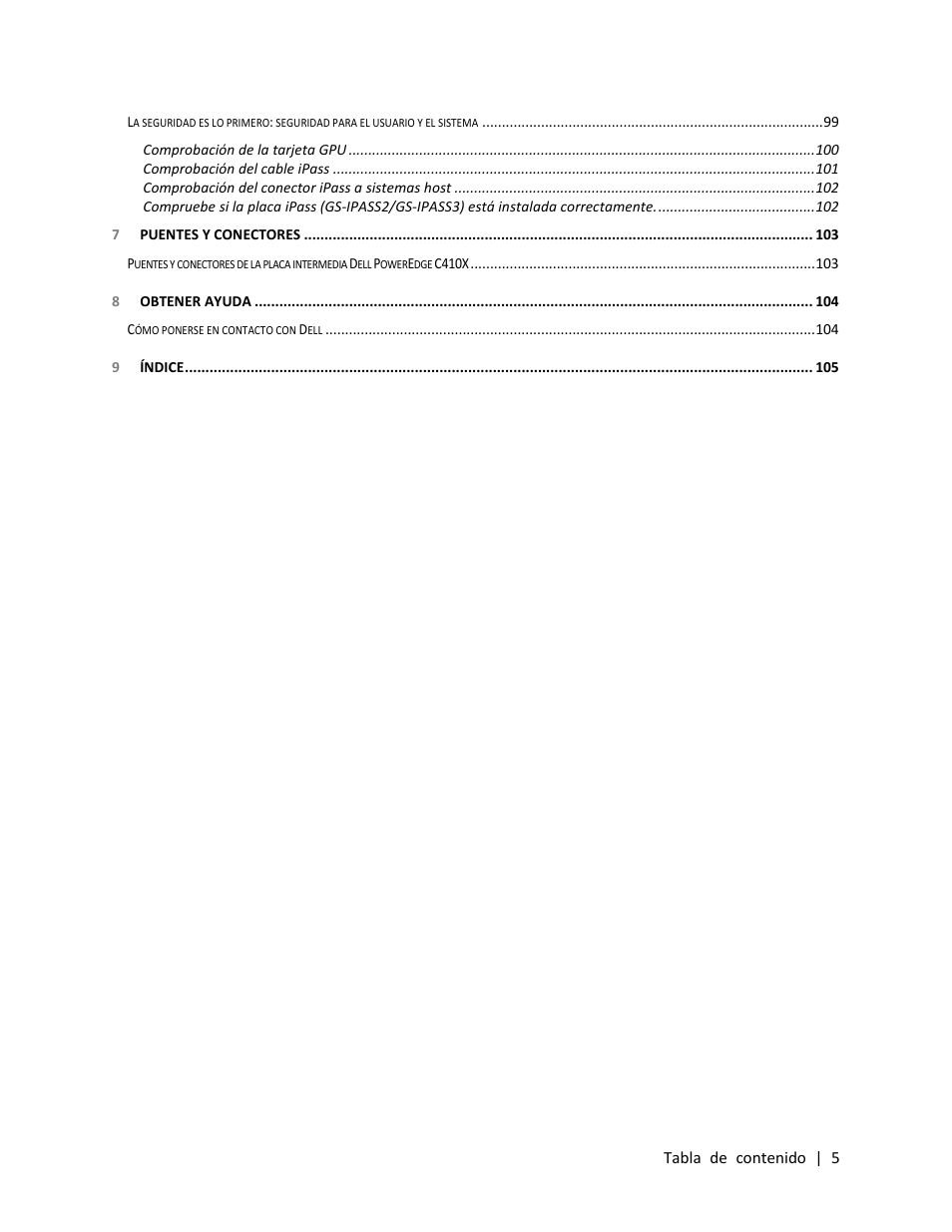Dell PowerEdge C410x User Manual | Page 5 / 105