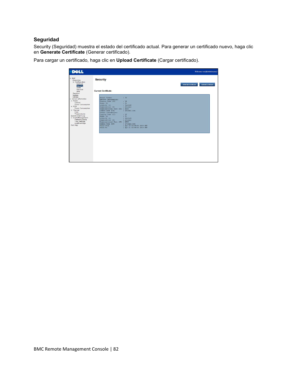 Seguridad | Dell PowerEdge C410x User Manual | Page 82 / 105