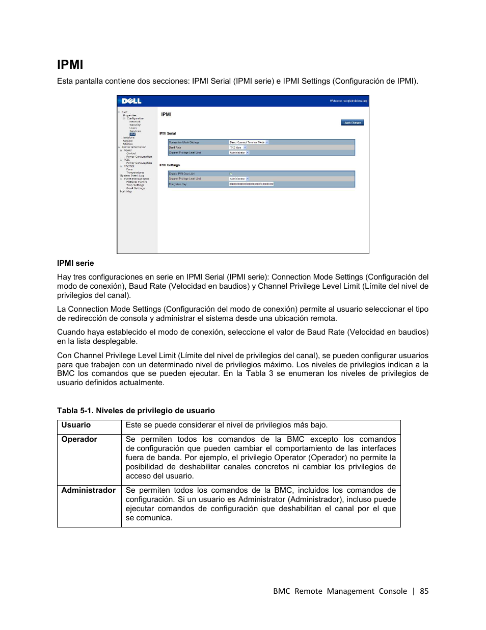 Ipmi | Dell PowerEdge C410x User Manual | Page 85 / 105
