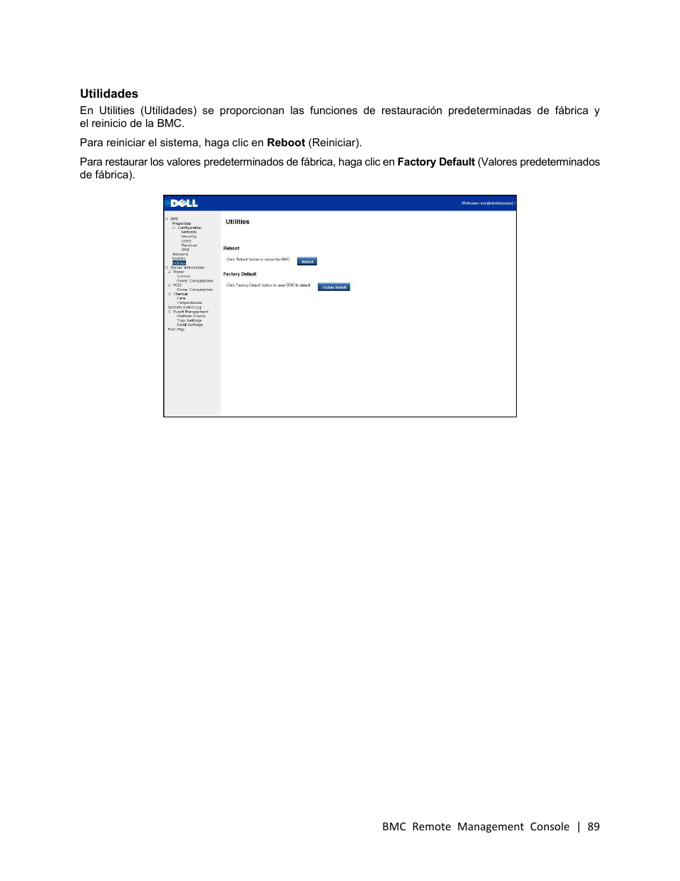 Utilidades | Dell PowerEdge C410x User Manual | Page 89 / 105