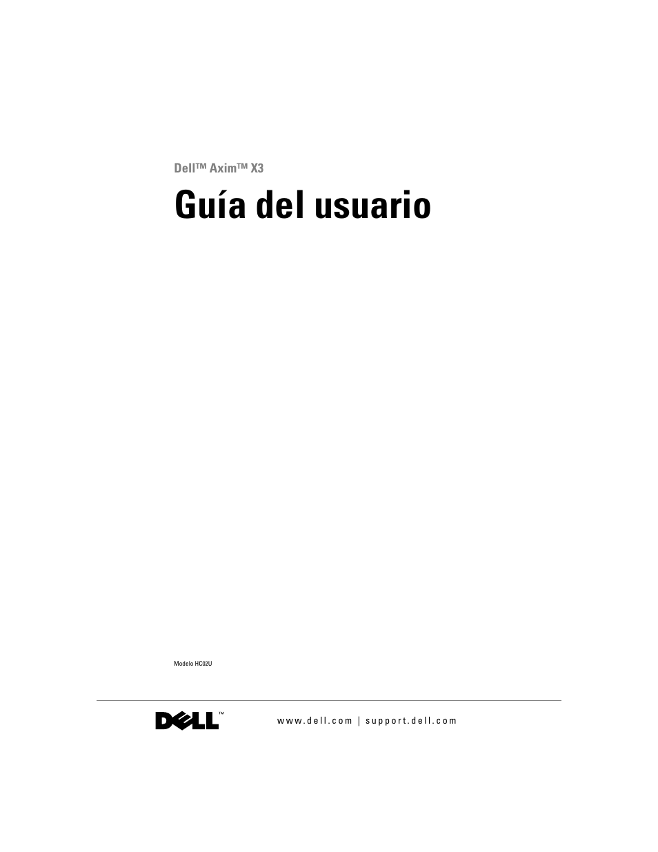 Dell AXIM X3 User Manual | 158 pages