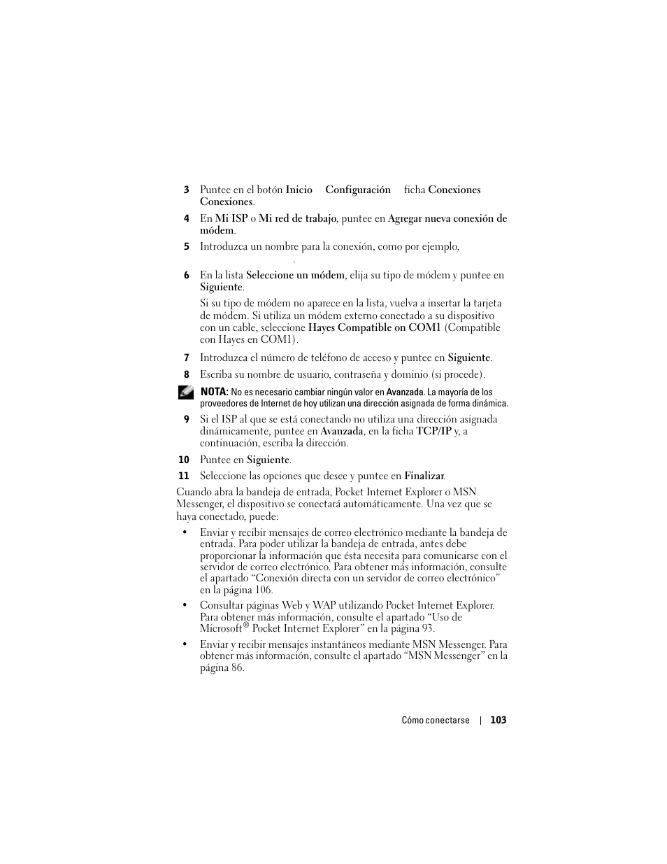 Dell AXIM X3 User Manual | Page 103 / 158