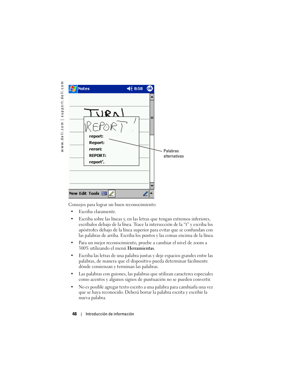 Dell AXIM X3 User Manual | Page 48 / 158