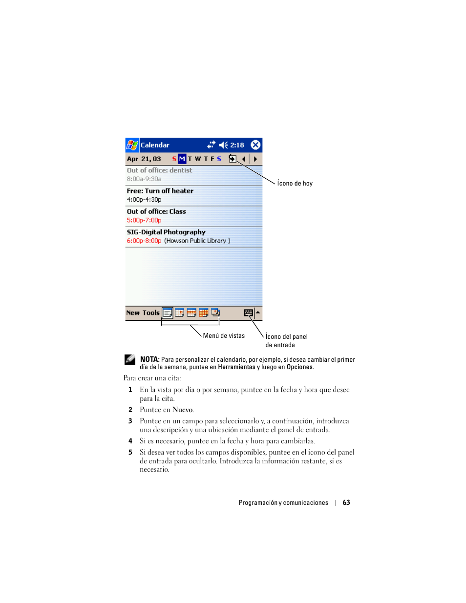 Dell AXIM X3 User Manual | Page 63 / 158