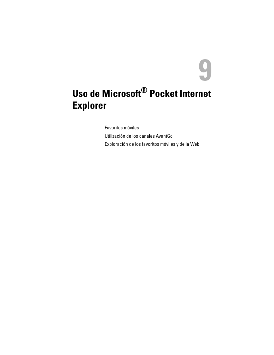 Uso de microsoft® pocket internet explorer, Uso de microsoft, Pocket internet explorer | Dell AXIM X3 User Manual | Page 93 / 158