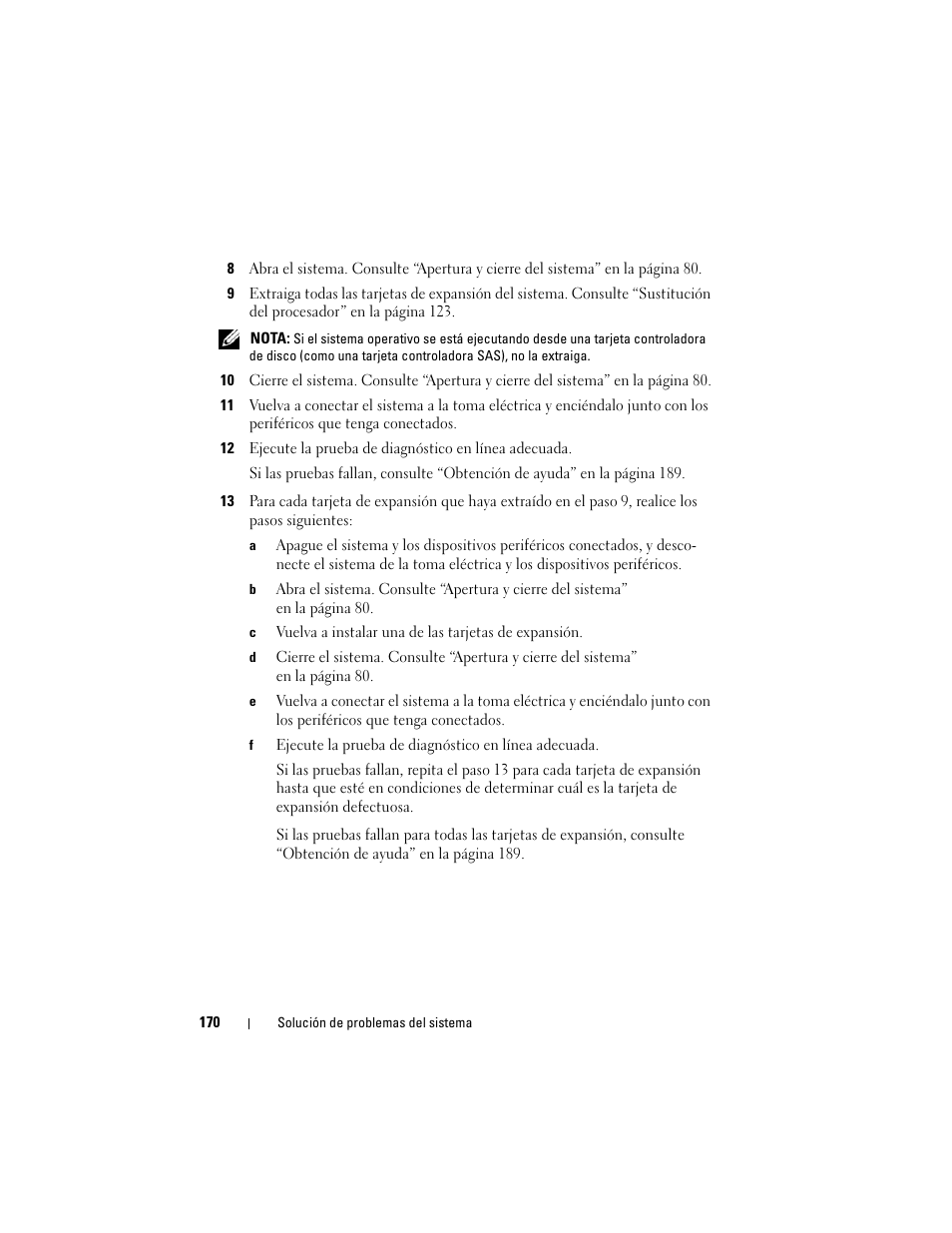 Dell PowerEdge R300 User Manual | Page 170 / 210