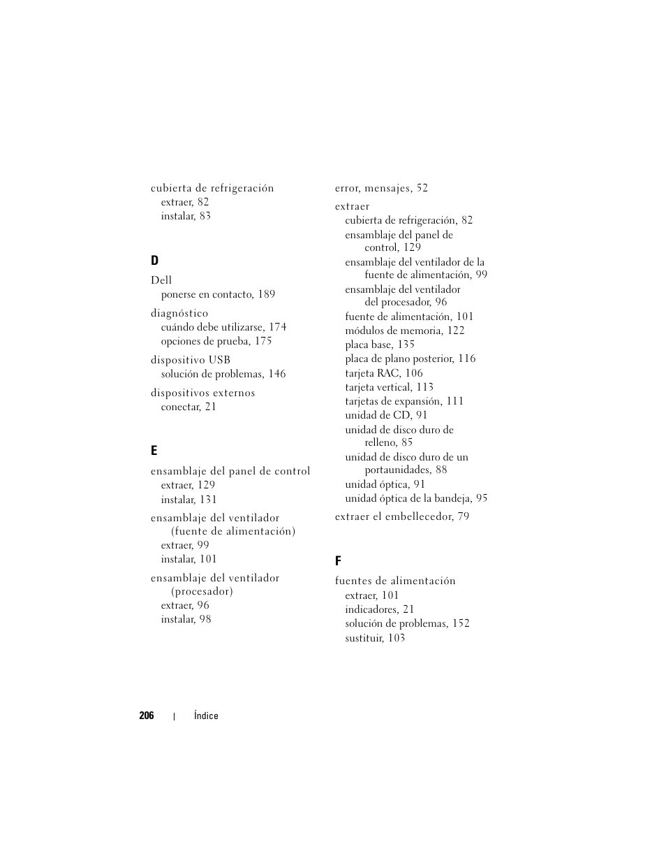 Dell PowerEdge R300 User Manual | Page 206 / 210