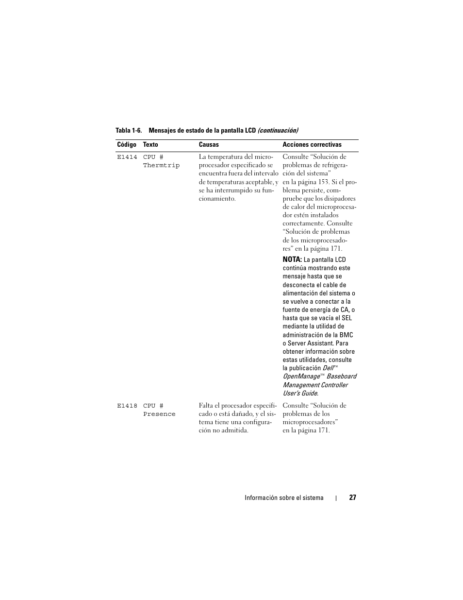 Dell PowerEdge R300 User Manual | Page 27 / 210