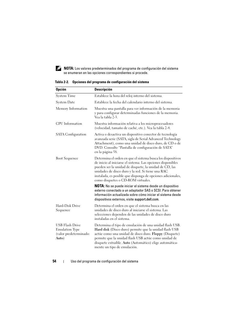 Dell PowerEdge R300 User Manual | Page 54 / 210