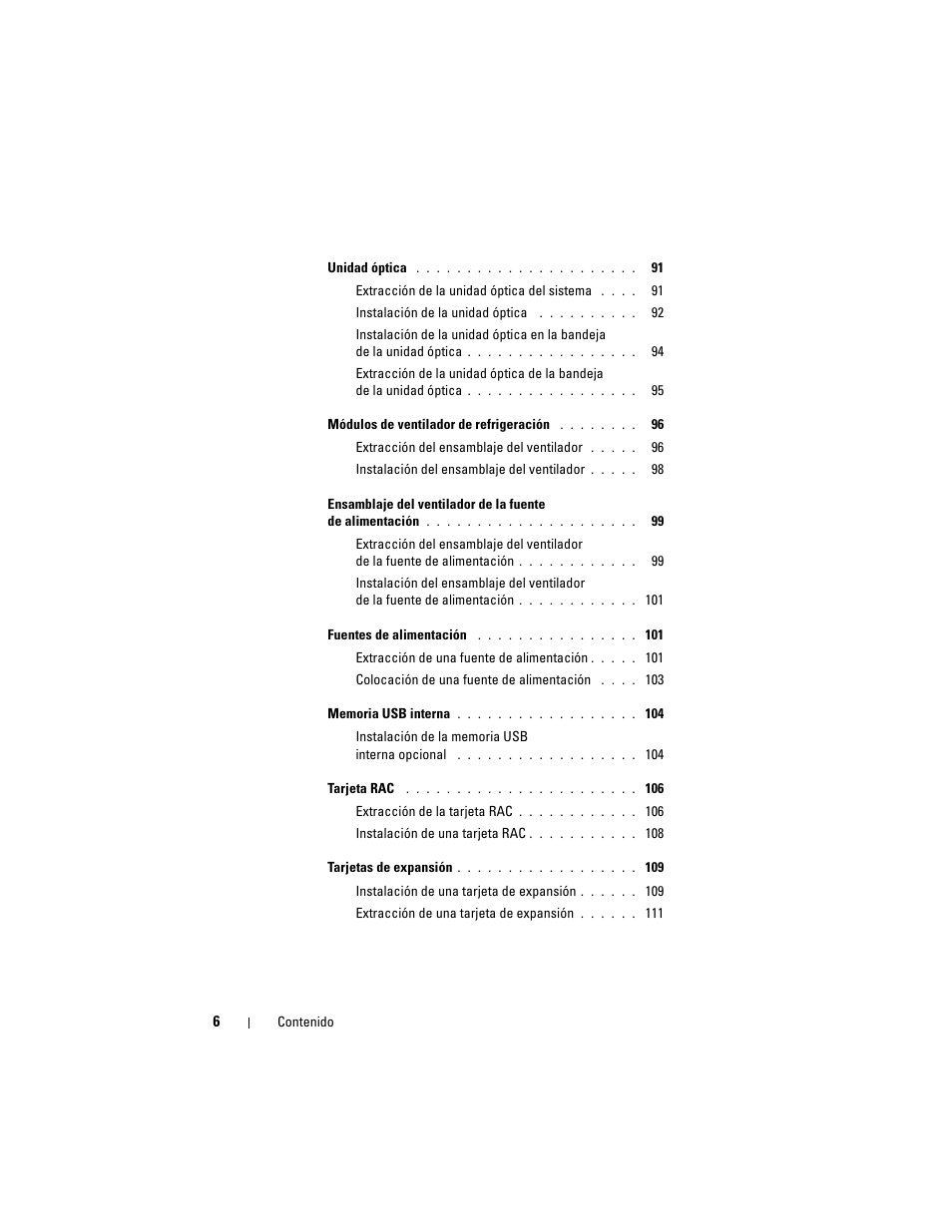 Dell PowerEdge R300 User Manual | Page 6 / 210