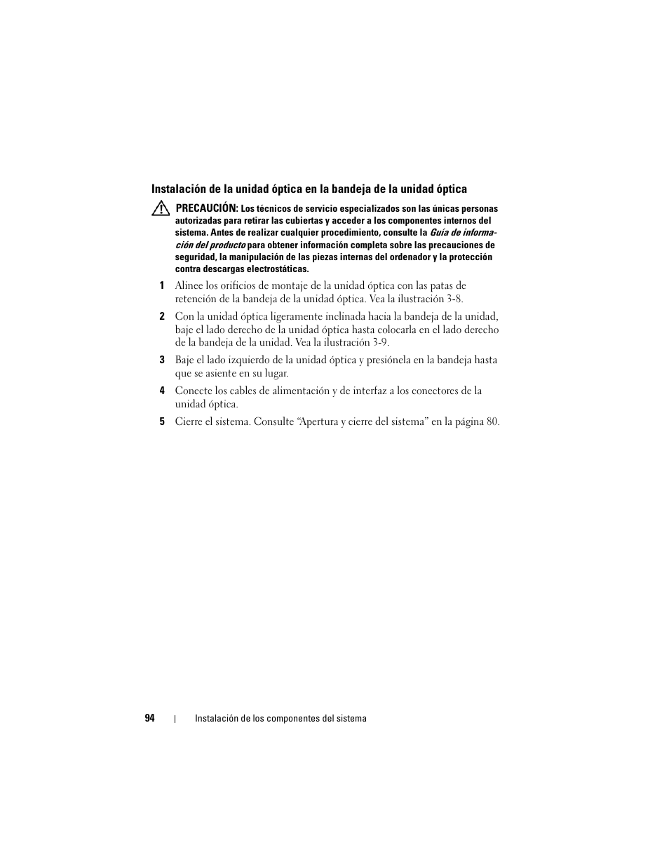 Dell PowerEdge R300 User Manual | Page 94 / 210