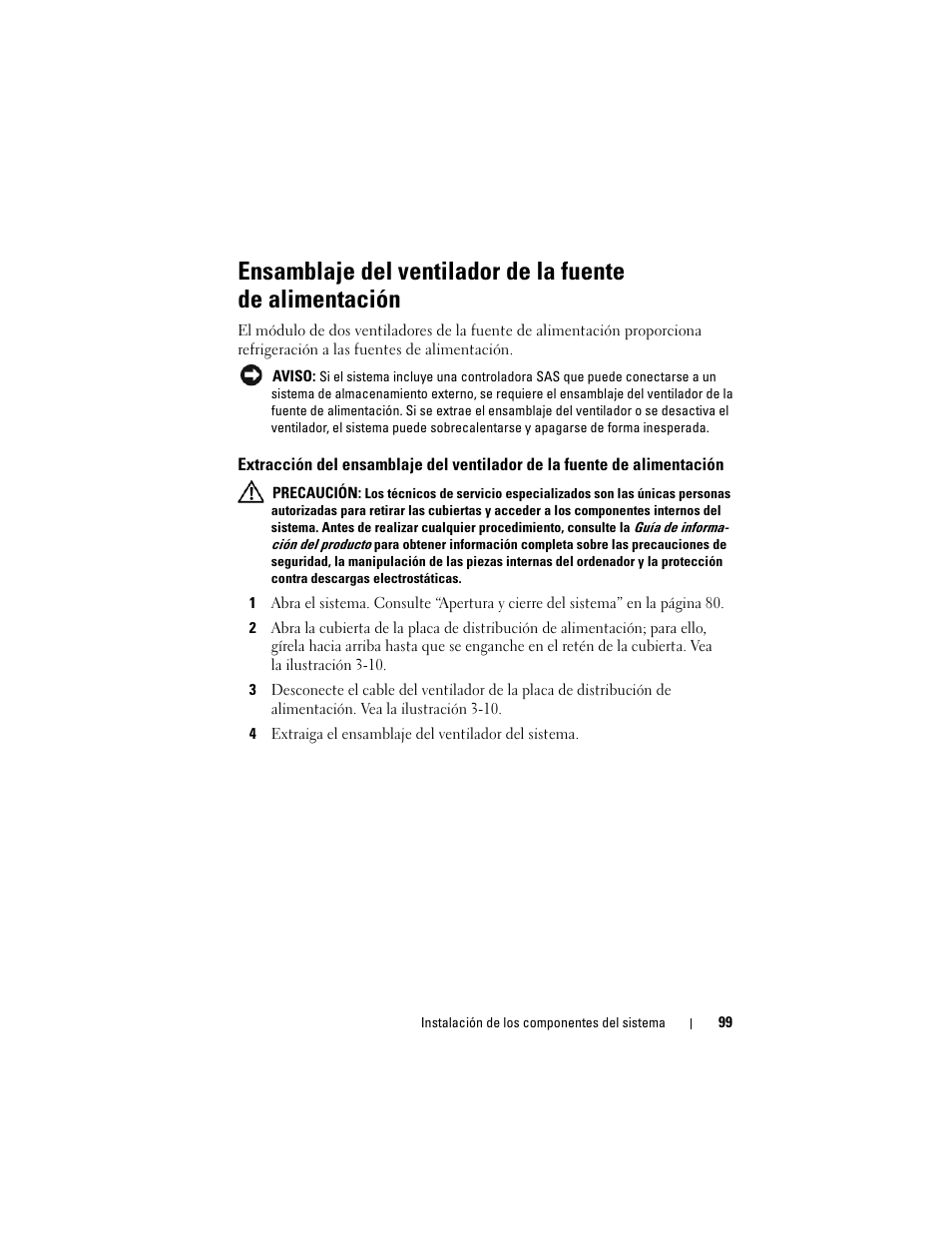 Dell PowerEdge R300 User Manual | Page 99 / 210