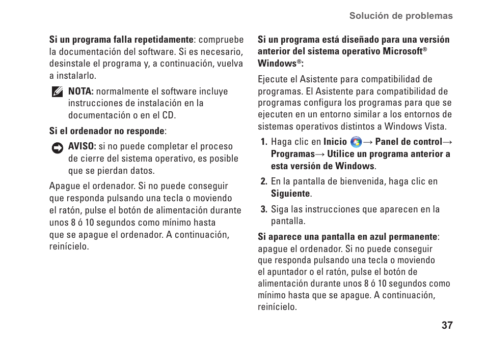 Dell Studio 1435 (Late 2008) User Manual | Page 37 / 84