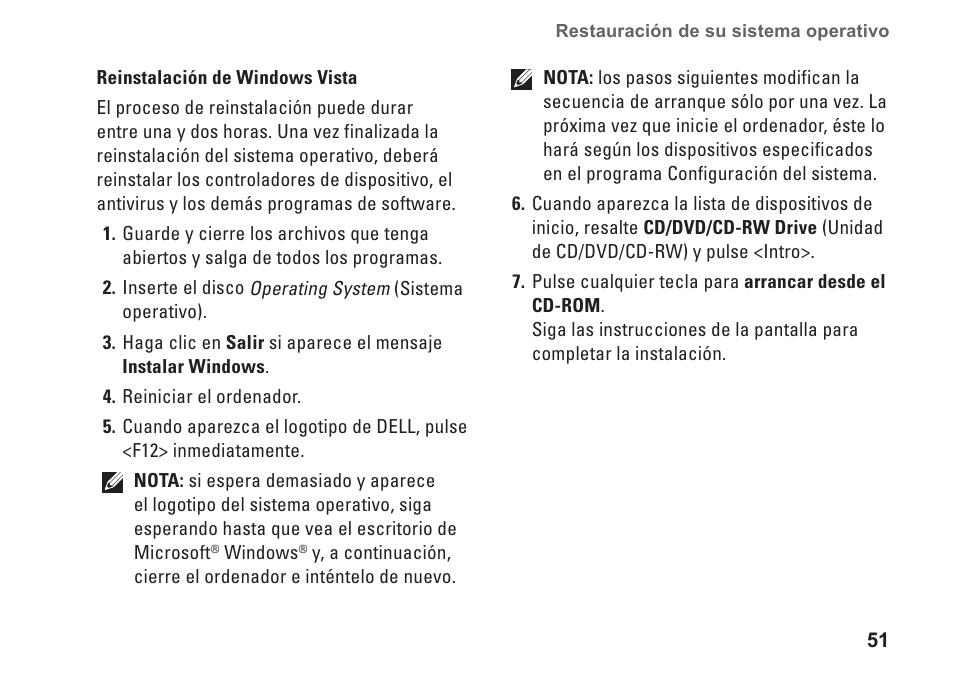 Dell Studio 1435 (Late 2008) User Manual | Page 51 / 84
