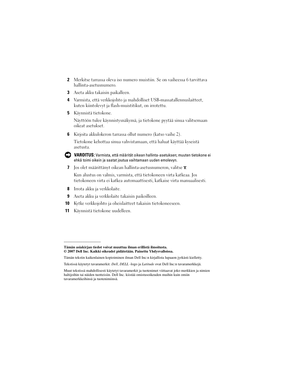 Dell Latitude D630C (Late 2008) User Manual | Page 10 / 38