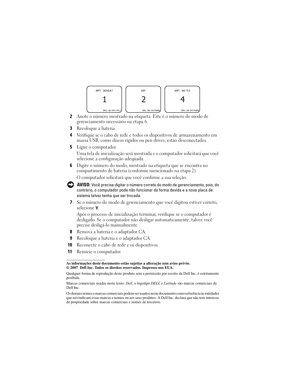 Dell Latitude D630C (Late 2008) User Manual | Page 20 / 38