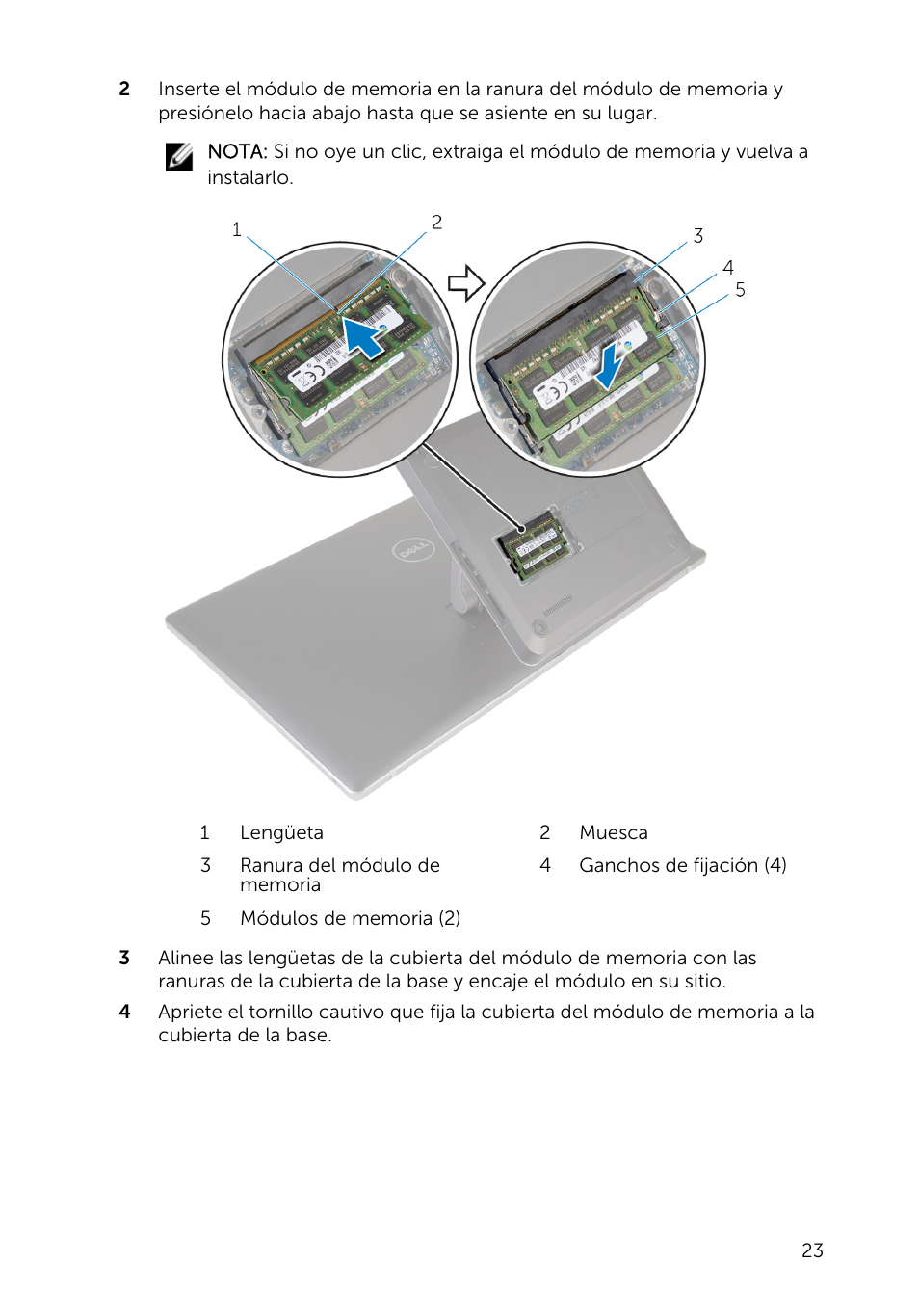 Dell Inspiron 23 (2350, Mid 2013) User Manual | Page 23 / 113