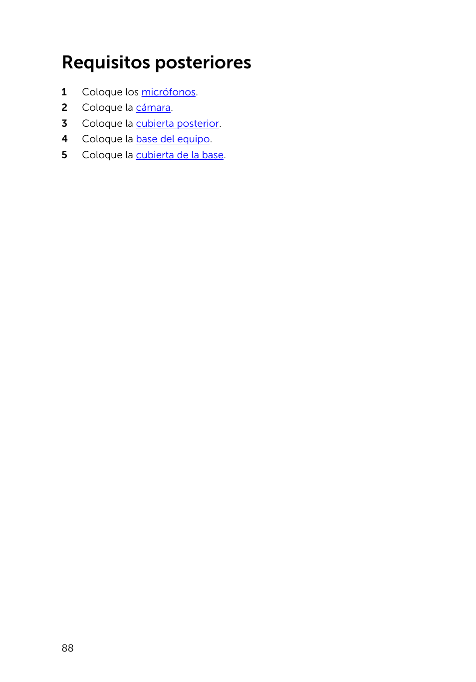 Requisitos posteriores | Dell Inspiron 23 (2350, Mid 2013) User Manual | Page 88 / 113