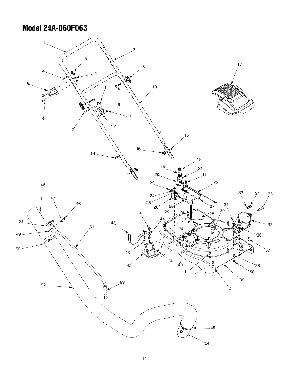 Troy-Bilt 24A-060F063 User Manual | Page 14 / 20