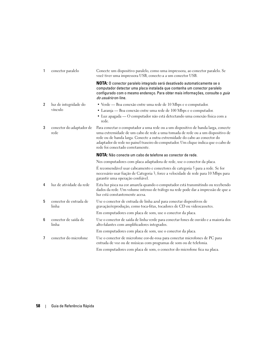 Dell OptiPlex 210L User Manual | Page 58 / 130