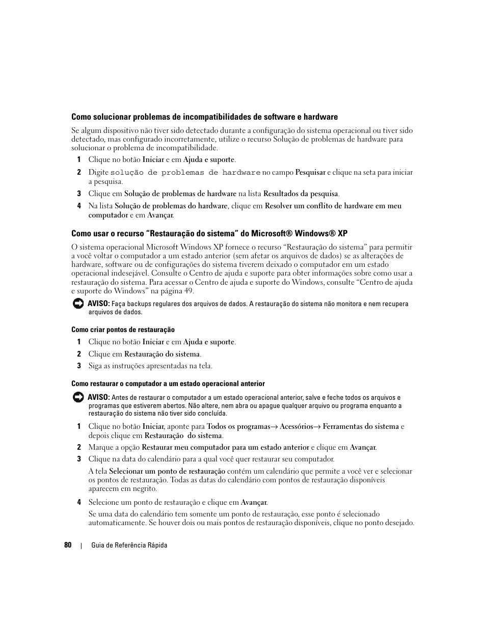 Dell OptiPlex 210L User Manual | Page 80 / 130