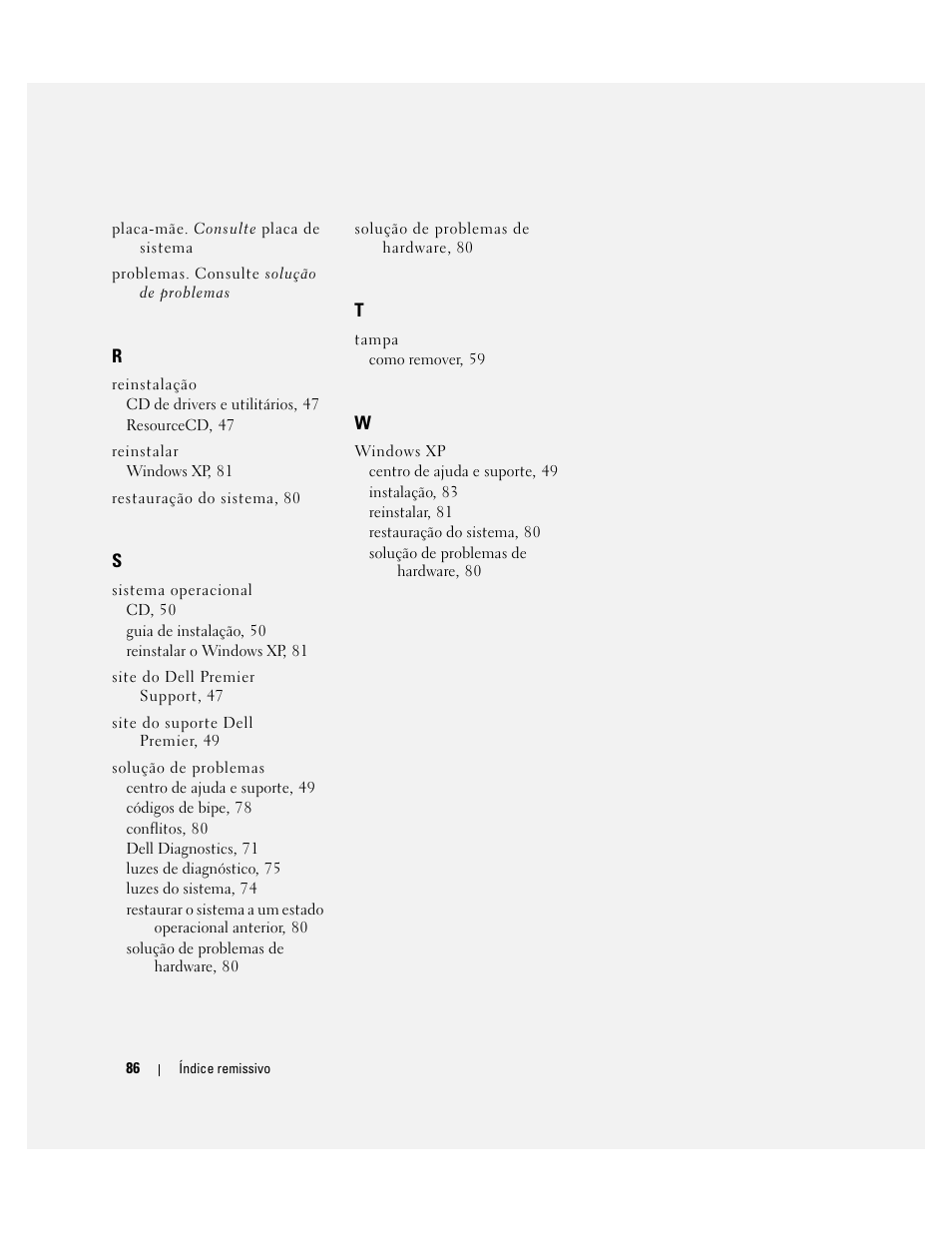 Dell OptiPlex 210L User Manual | Page 86 / 130