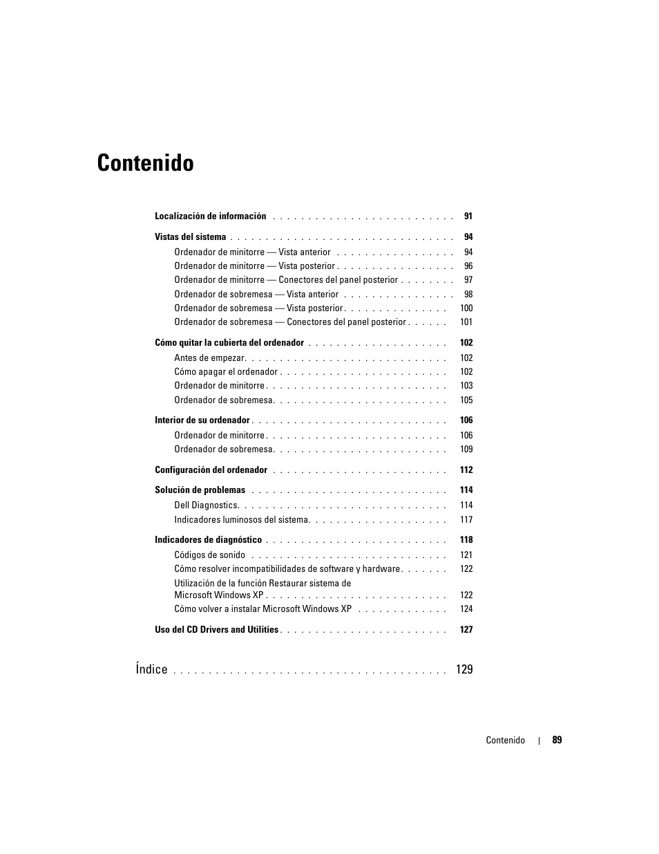 Dell OptiPlex 210L User Manual | Page 89 / 130