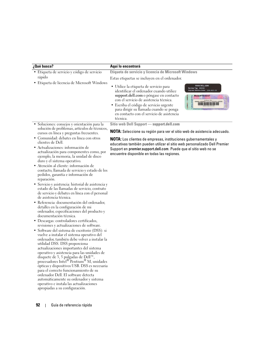 Dell OptiPlex 210L User Manual | Page 92 / 130